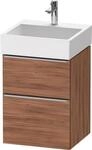 Duravit D-Neo Waschtischunterbau wandh&auml;ngend Nussbaum Matt 484x442x625 mm -