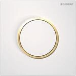Geberit Bet&auml;tigungsplatte HyTouch Urinal Sigma10 wei&szlig;/gold f&uuml;r...