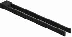 Kludi VELA C Doppel-Handtuchstange L&auml;nge = 430MM mattschwarz, 3197739 3197739