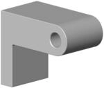 Dornbracht Halter f&uuml;r Wannengriff Ersatzteile 081767501 40 x 60 x 73 mm Chrom