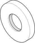 Dornbracht Rosette Ersatzteile 092722015 D. 55 x D. 24,6 x 9 mm Wei&szlig; matt