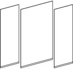 Geberit Set T&uuml;ren f&uuml;r Option Plus (3 St.) 595201000