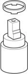 Geberit Kartusche D35mm, m.Temp.-Ring zu 571400, 599104000 599104000