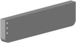 Dornbracht Halter f&uuml;r Papierrollenhalter Ersatzteile 081771505 143 x 35 x 10 mm