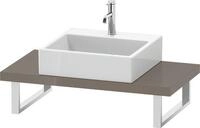 Duravit L-Cube Konsole Flanell Grau Hochglanz 800x480x45 mm - LC100C08989...