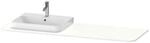Duravit Happy D.2 Plus Konsole Wei&szlig; Supermatt 1600x550x16 mm - HP031HL8484