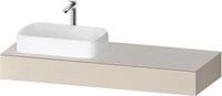 Duravit Qatego Konsole Taupe Supermatt 1400x550x170 mm - QA4803083830000