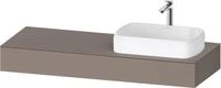 Duravit Qatego Konsole Basalt Matt 1400x550x170 mm - QA4804043430000...