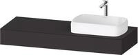 Duravit Qatego Konsole Graphit Supermatt 1400x550x170 mm - QA4804080800000