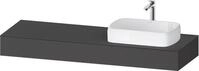Duravit Qatego Konsole Graphit Matt 1600x550x170 mm - QA4807049490000...