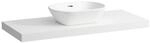 Laufen Waschtisch-Platte LANI 495x1185x65 mit Aussschnitt mittig H4046711122601