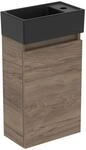 Ideal Standard M&ouml;belpaket Eurovit+ HWB re.37cm Schw. u.Schrank 36cm m.T&uuml;r...