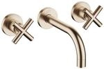 Dornbracht Waschtisch-Wandbatterie ohne Ablaufgarnitur TARA 36707892 Champagne
