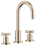Dornbracht Waschtisch-Dreilochbatterie mit Ablaufgarnitur TARA 20710892 Champagne