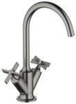 Dornbracht Waschtisch-Einlochbatterie mit Ablaufgarnitur VAIA 22513809 Dark...