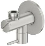 Steinberg Eckventil m. 3/8-Anschluss, brushed nickel, 1001640BN 1001640BN
