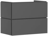 Hansgrohe Waschtischunterschrank Xilesa E 780x470mm 2 SK Waschtisch Schiefergrau