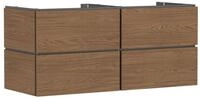 Hansgrohe Waschtischunterschrank Xilesa E 1375x550mm 4SK PO Ko.m.AWT/AWTge Eiche