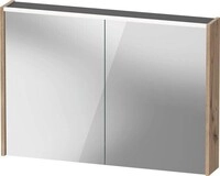 Duravit D-Code Spiegelschrank mit LED Beleuchtung T&uuml;ren 2, DC7107055550000
