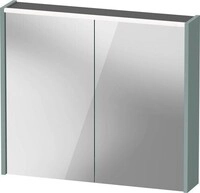 Duravit D-Code Spiegelschrank mit LED Beleuchtung T&uuml;ren 2, DC71060HGHG0000