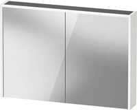 Duravit D-Code Spiegelschrank mit LED Beleuchtung T&uuml;ren 2, DC7107018181000