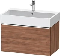 Duravit D-Neo Waschtischunterbau wandh&auml;ngend Nussbaum Matt 784x442x440 mm -