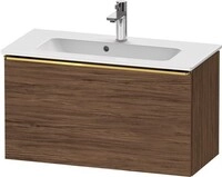 Duravit D-Neo Waschtischunterbau wandh&auml;ngend Nussbaum dunkel Matt 810x372x440...