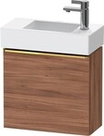 Duravit D-Neo Waschtischunterbau wandh&auml;ngend Nussbaum Matt 484x222x440 mm -