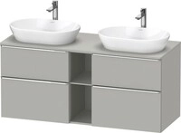 Duravit D-Neo Konsolenwaschtischunterbau wandh&auml;ngend Betongrau Matt...