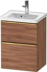 Duravit D-Neo Waschtischunterbau wandh&auml;ngend Nussbaum Matt 484x372x625 mm -