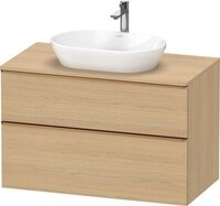 Duravit D-Neo Konsolenwaschtischunterbau wandh&auml;ngend Natur Eiche Matt...