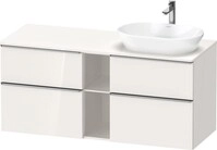 Duravit D-Neo Konsolenwaschtischunterbau wandh&auml;ngend Wei&szlig; Hochglanz...