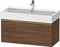 Duravit D-Neo Waschtischunterbau wandh&auml;ngend Nussbaum dunkel Matt 984x442x440...