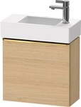 Duravit D-Neo Waschtischunterbau wandh&auml;ngend Natur Eiche Matt 484x222x440 mm -