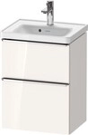 Duravit D-Neo Waschtischunterbau wandh&auml;ngend Wei&szlig; Hochglanz 484x372x625 mm -