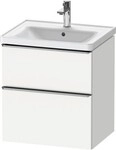 Duravit D-Neo Waschtischunterbau wandh&auml;ngend Wei&szlig; Matt 584x452x625 mm -