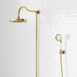Steinberg Serie 350 Brauseset, komplett mit Thermostatarmatur, mit Regenbrause...