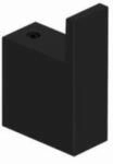 Kludi VELA C Haken mattschwarz, 3198439 3198439