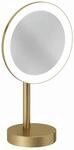 Kludi VELA R LED-Kosmetikspiegel freistehend Brushed Gold, 58995N0F 58995N0F