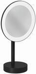 Kludi VELA R LED-Kosmetikspiegel freistehend mattschwarz, 5899539F 5899539F