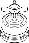Hansgrohe Griff Axor Montreux Quattro/Trio polished nickel, 16593830 16593830