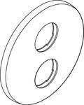 Hansgrohe Rosette f&uuml;r iBox universal E chrom , 97440000 97440000
