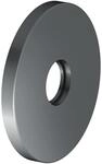Keuco Wandrosette IXMO 59545, rund 105 mm, Schwarzchrom geb&uuml;rstet, 59545130091