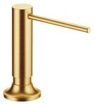 Dornbracht Spender mit Rosette VAIA 82434809 Messing geb&uuml;rstet (23kt Gold)