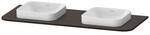 Duravit Happy D.2 Plus Konsole Nussbaum geb&uuml;rstet Matt 1300x550x16 mm -...