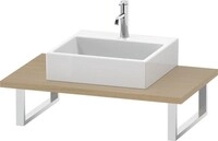 Duravit L-Cube Konsole Mediterrane Eiche Matt 800x550x30 mm - LC106C07171...