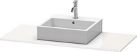 Duravit XSquare Konsole Taupe Seidenmatt 800x550x16 mm - XS060D06060 XS060D06060