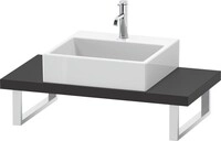 Duravit L-Cube Konsole Graphit Supermatt 800x480x45 mm - LC100C08080 LC100C08080