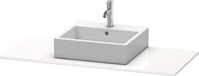 Duravit XSquare Konsole Stein Grau Seidenmatt 1200x550x16 mm - XS060F09292