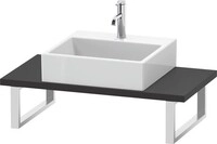 Duravit L-Cube Konsole Graphit Supermatt 800x480x30 mm - LC104C08080 LC104C08080